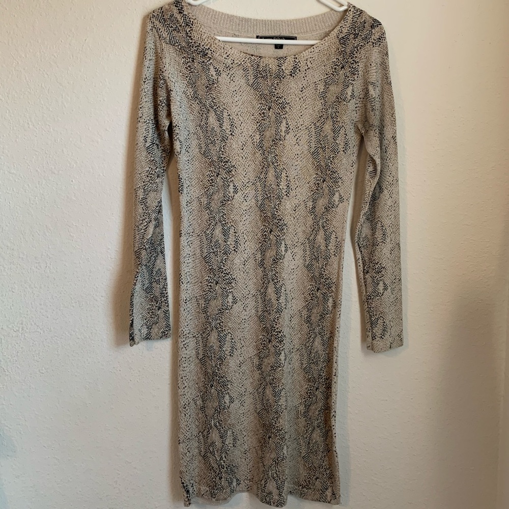 Gold And Black Skin Tight Occasion Dress